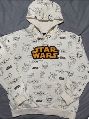 Star Wars Madalorian Grogu Hoodie | EUC | Sz L